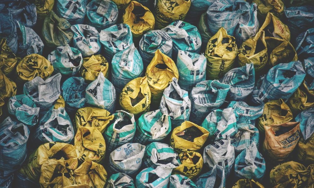 Sacks of cement
