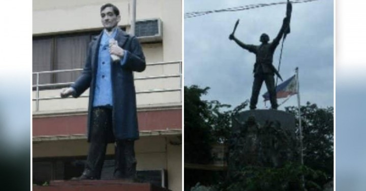 Rizal and Bonifacio monuments in Novaliches