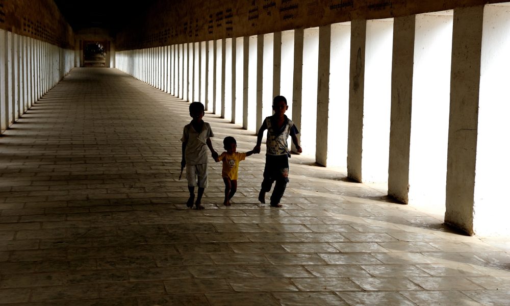 Children walking