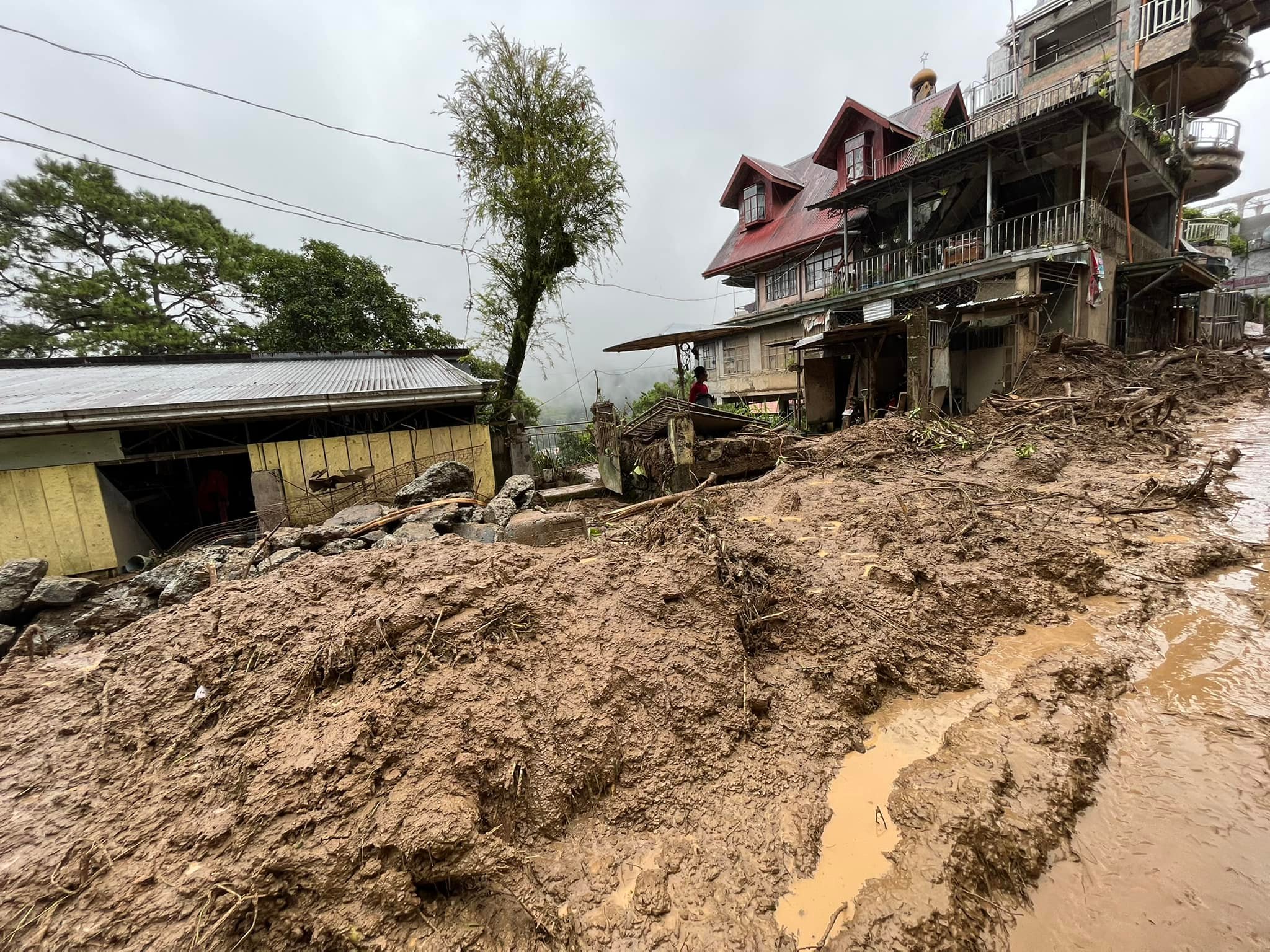 mudslides and flash floods in Banaue