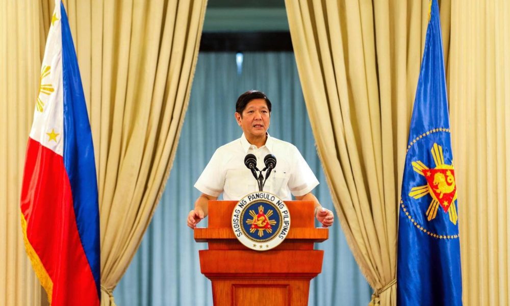 President Bongbong Marcos speaking