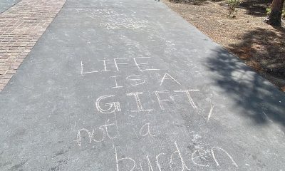 anti-abortion grafitti