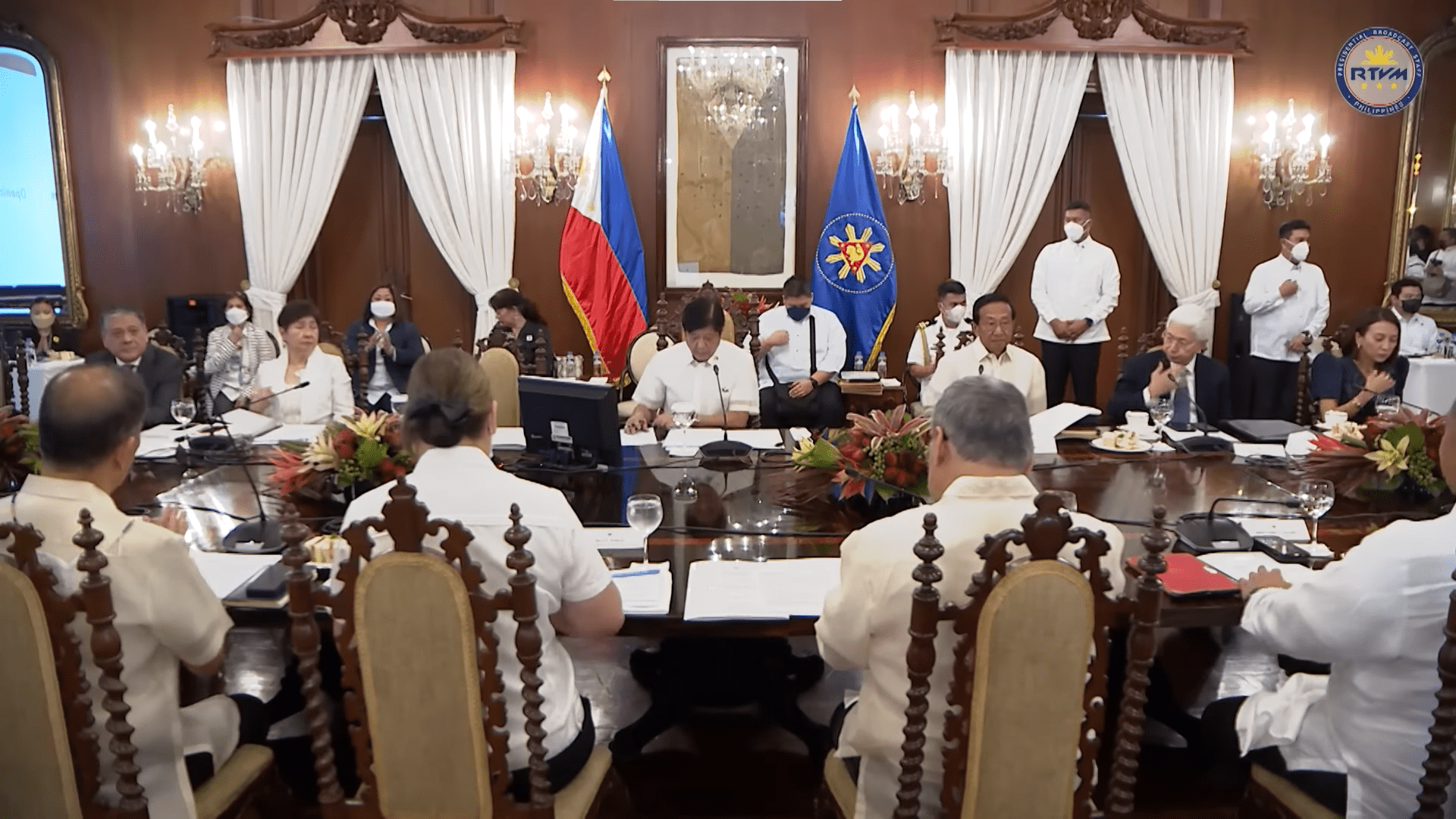 Marcos 1st Cabinet meeting