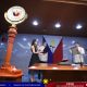 Sen. Joel Villanueva takes his oath as the new Senate Majority Leader