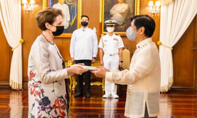 U.S. Ambassador to the Philippines MaryKay Carlson presented her credentials to Philippine President Ferdinand Romualdez Marcos Jr.