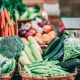 Vegetables in baskets