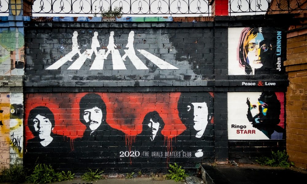 The Beatles mural