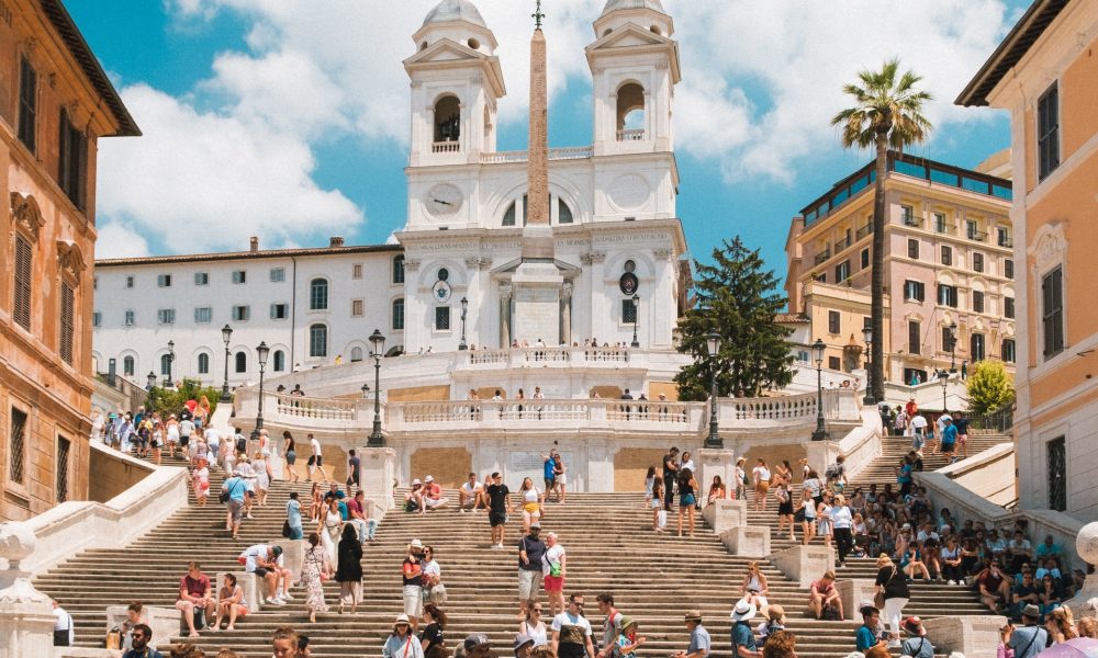 tourists in Italy