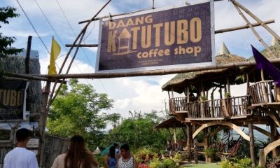 Daang Katutubo Coffee Shop welcome sign