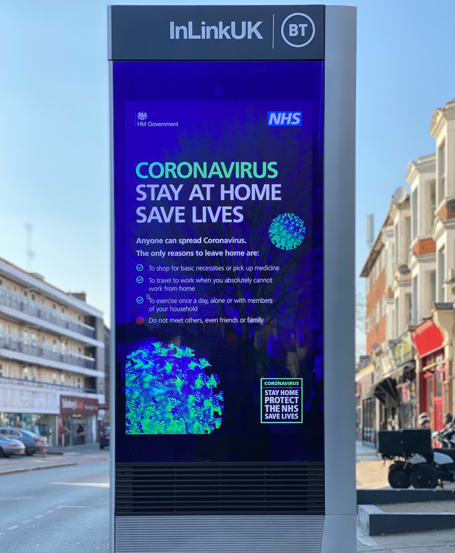 coronavirus led signage