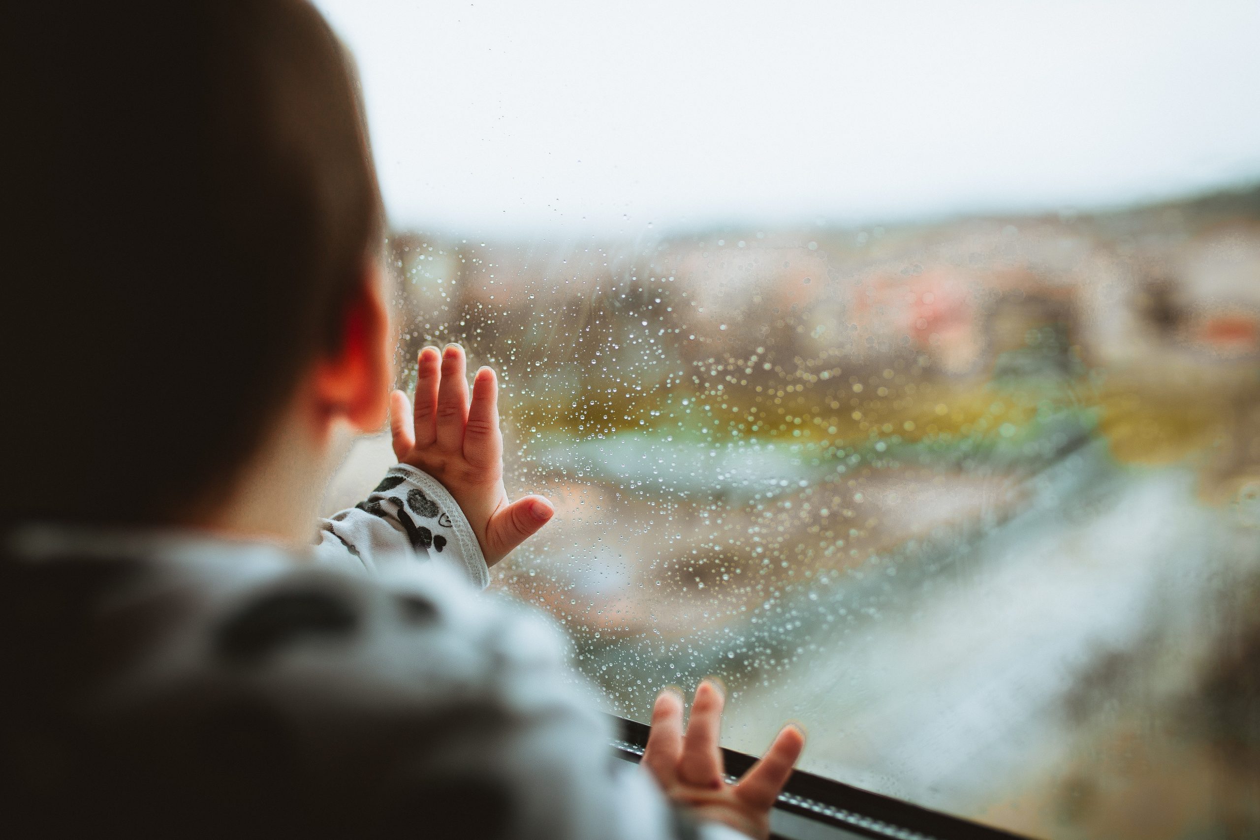 Baby Looking Through The Window