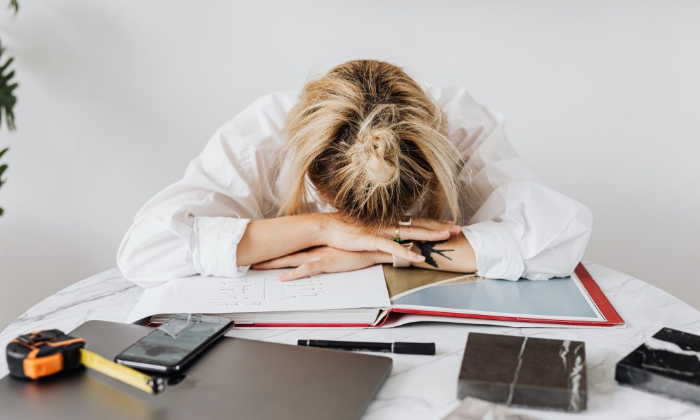 Exhausted Woman