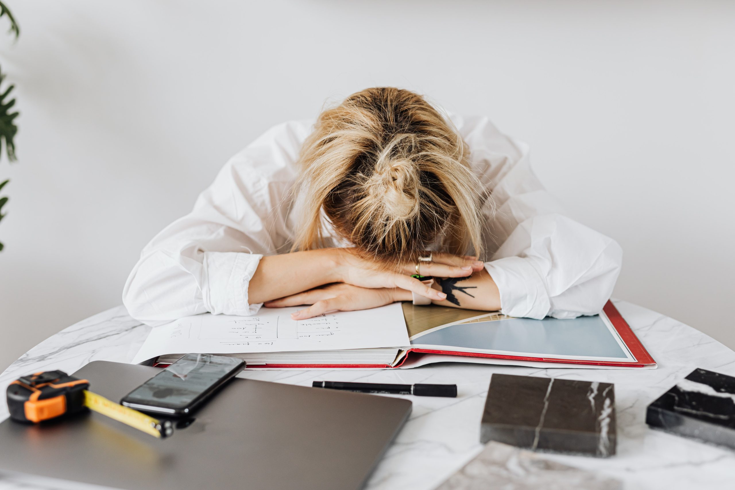 Exhausted Woman