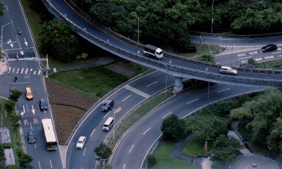 Multi-way Expressway Elevated Junction