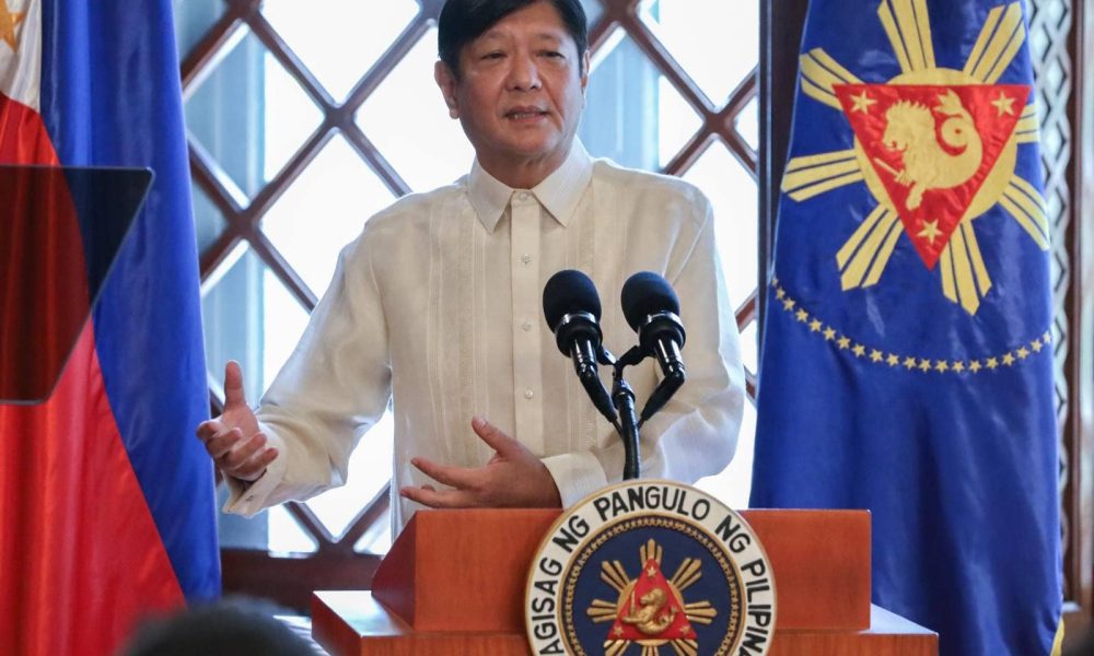 President Bongbong Marcos speaking