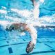 A Person Swimming in the Pool