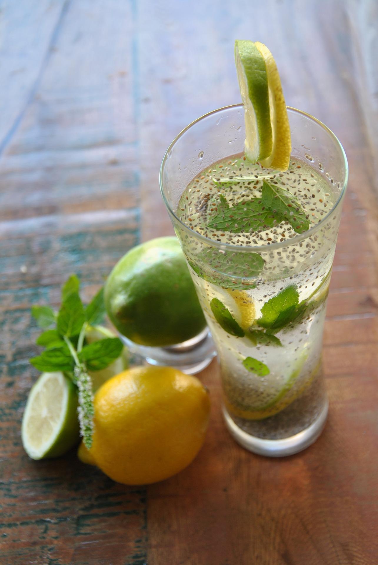 Chia lemonade