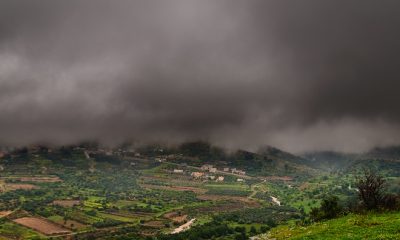 Rain in the Golan Heights, Israel
