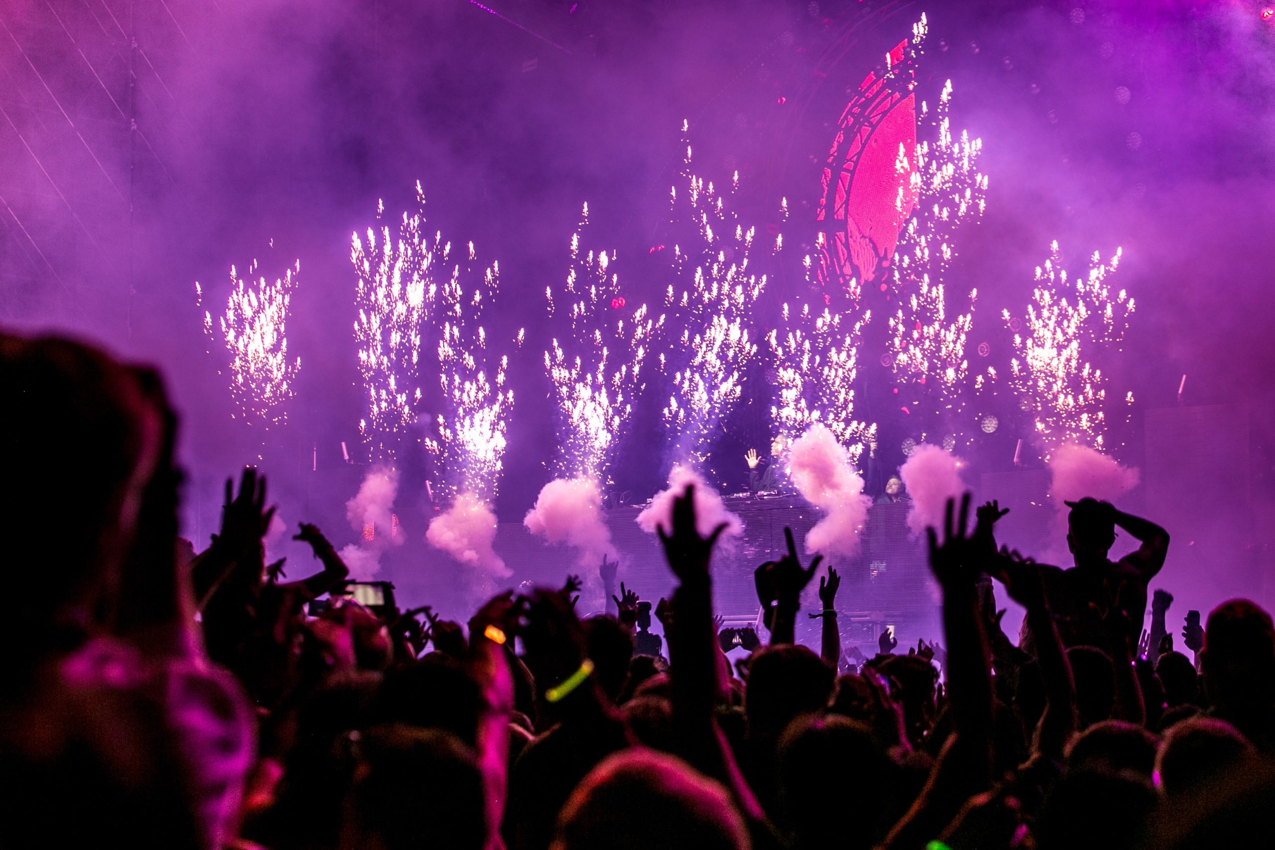 crowd during a live show