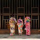 ladies wearing kimono