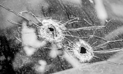 gun shots on windshield
