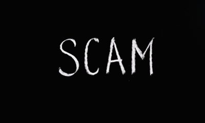 scam text on black