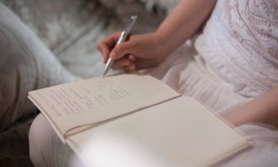 writing on a journal