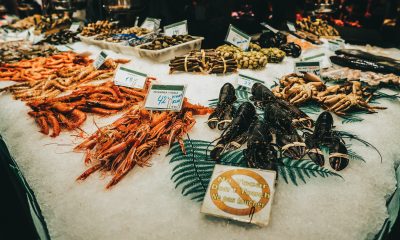 Assorted Seafood in a Market