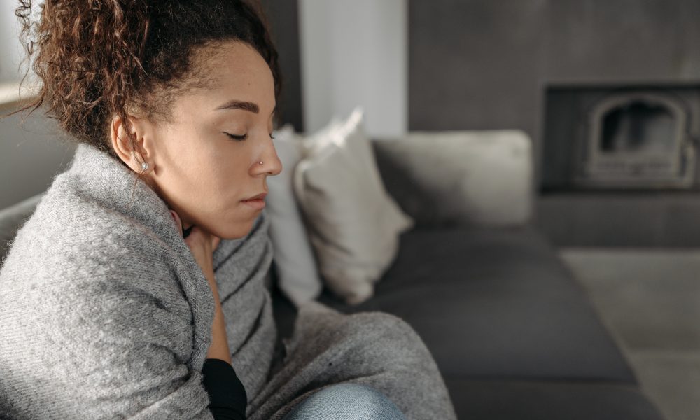 Photo Of A Cold Woman