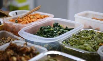 Variety of foods in containers