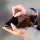 empty brown wallet