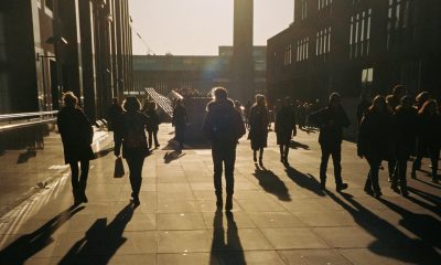 people walking in london