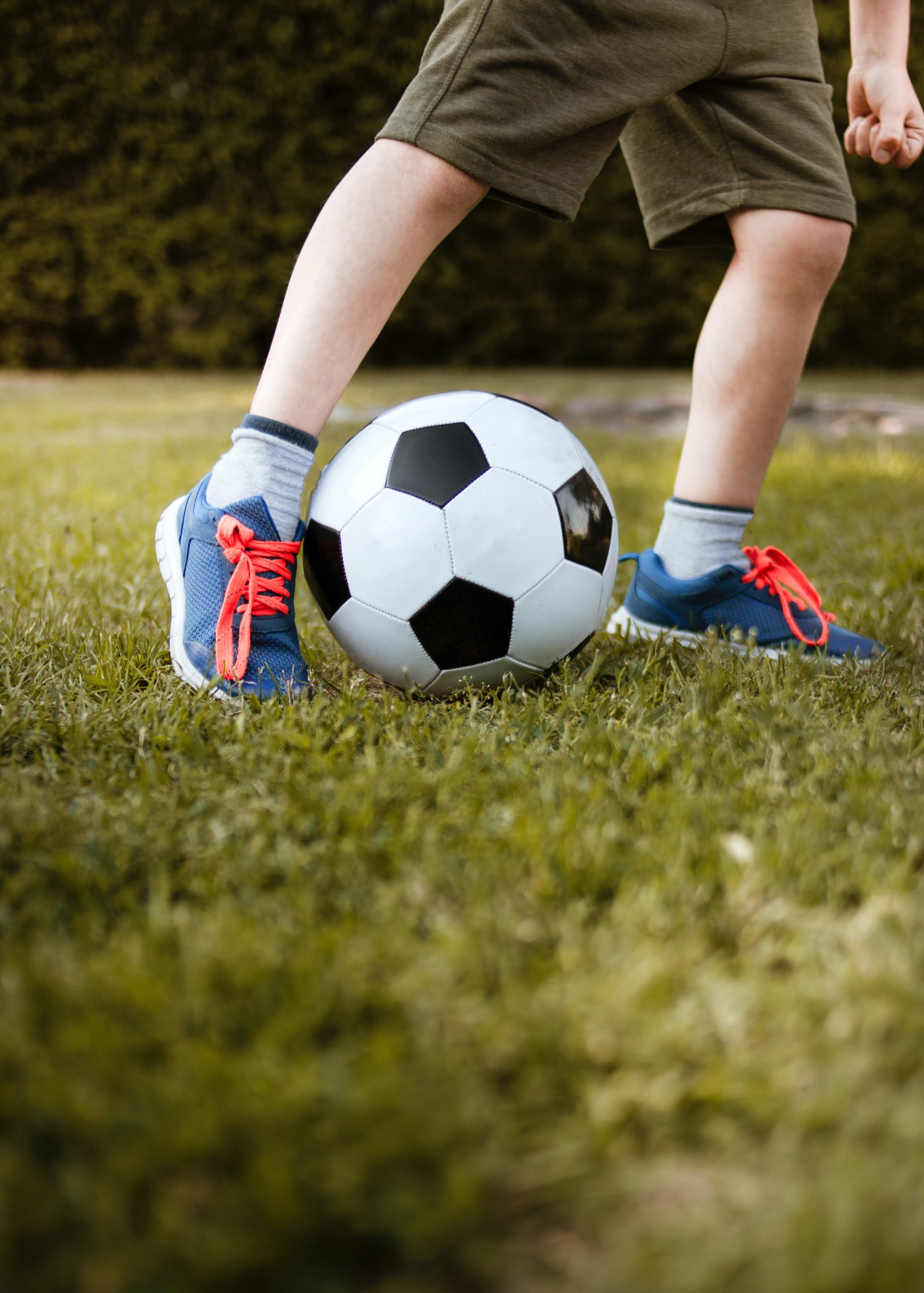 oy Playing With Soccer Ball