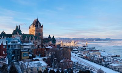 Quebec City Skyline In Winter