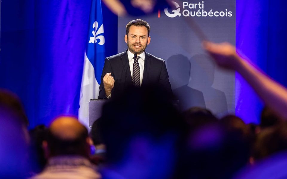 Parti Québécois leader Paul St-Pierre Plamondon