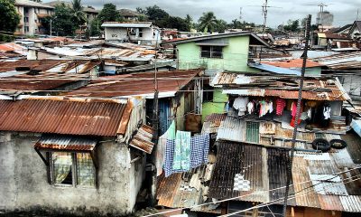 rooftop in slums area