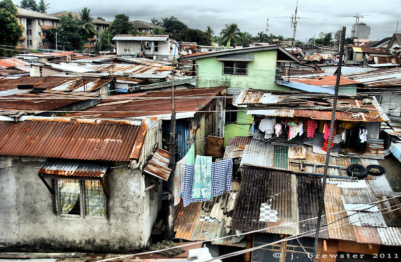 rooftop in slums area