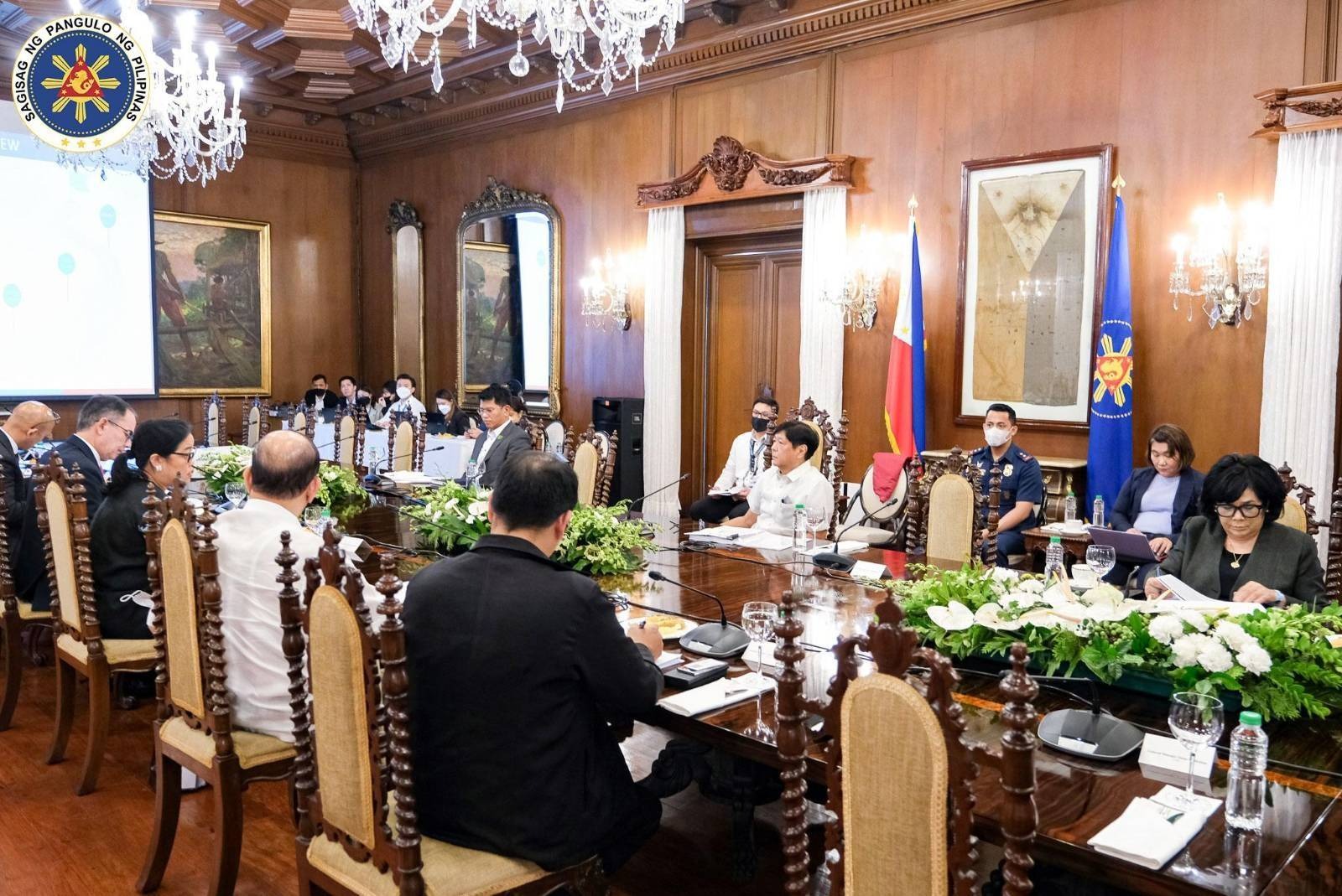 President Ferdinand R. Marcos meeting with Private Sector Advisory Council