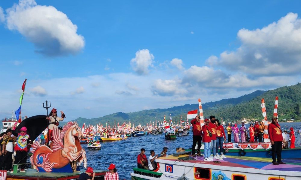 fluvial parade of the Lembeh Strait Festival 2022