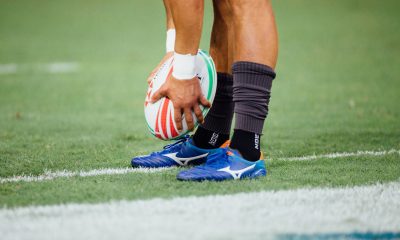 player holding the rugby ball