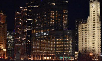 Trump Int'l Hotel at night