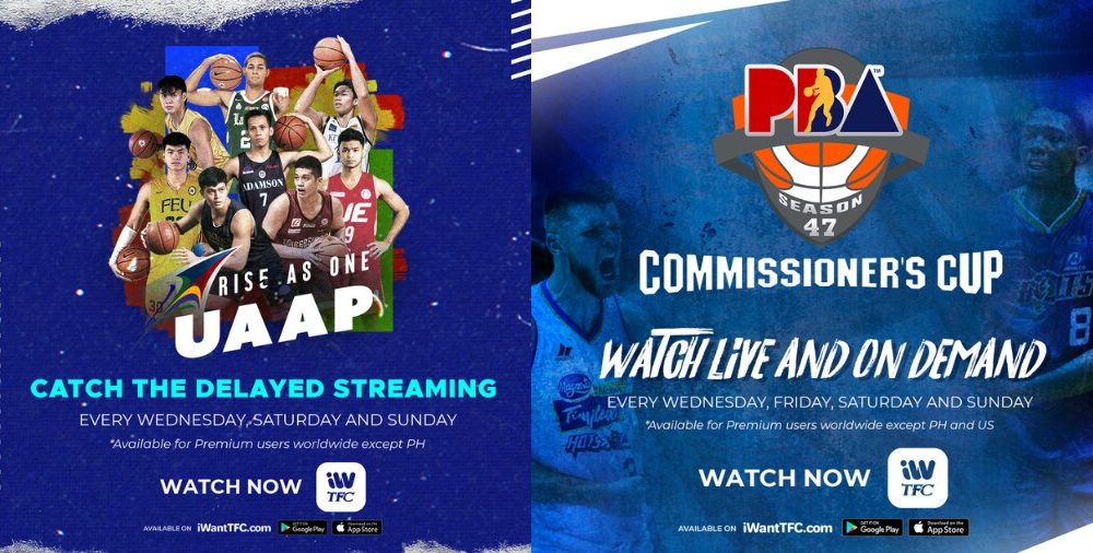 uaap s85 and pba commisioner's cup on iwanttfc abroad