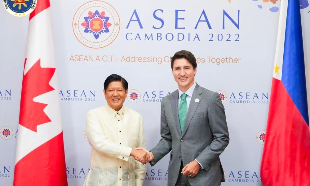 PBBM with Canadian Prime Minister Justin Trudeau