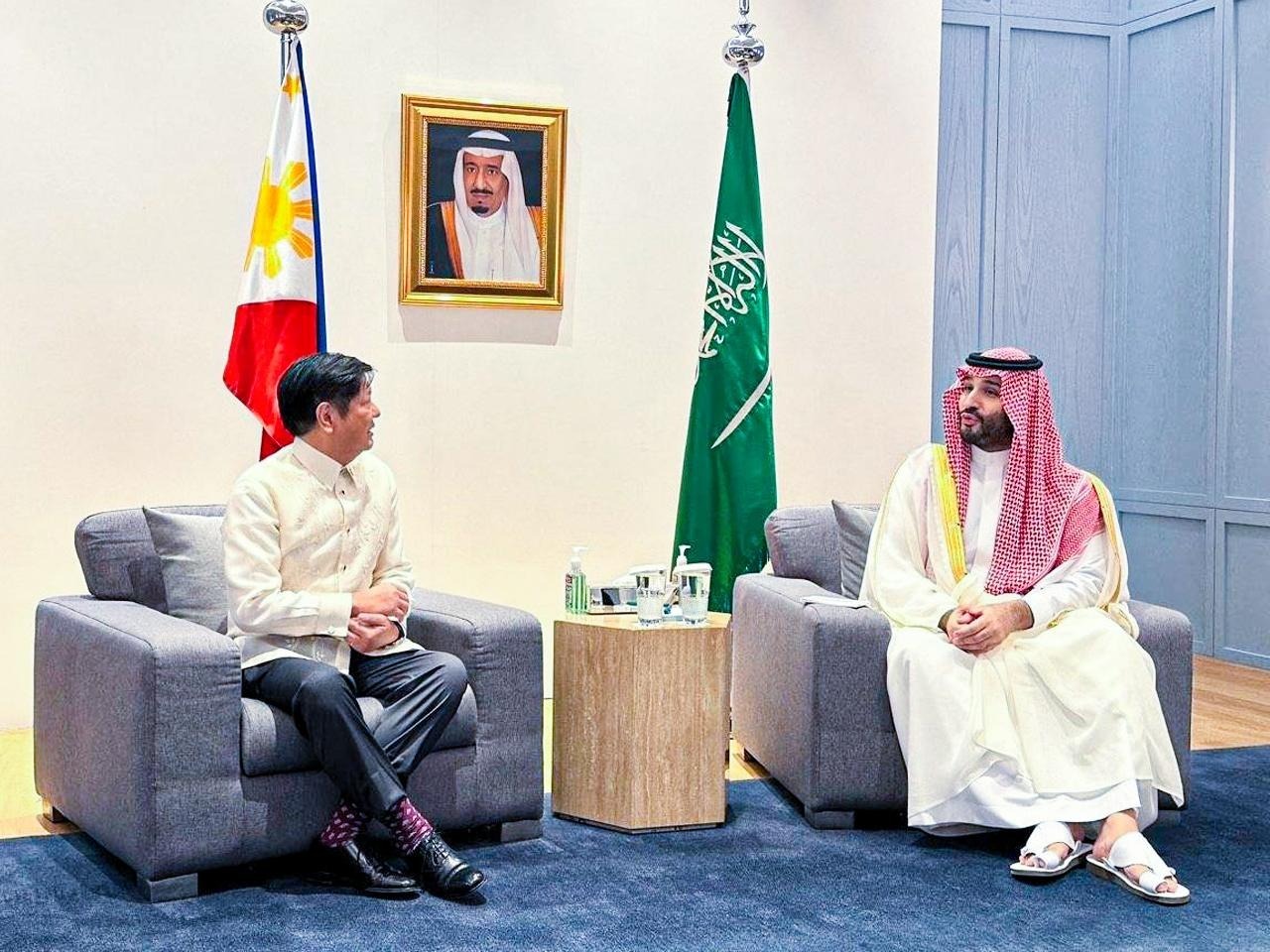 Saudi Arabia Crown Prince Mohammad bin Salman with PBBM