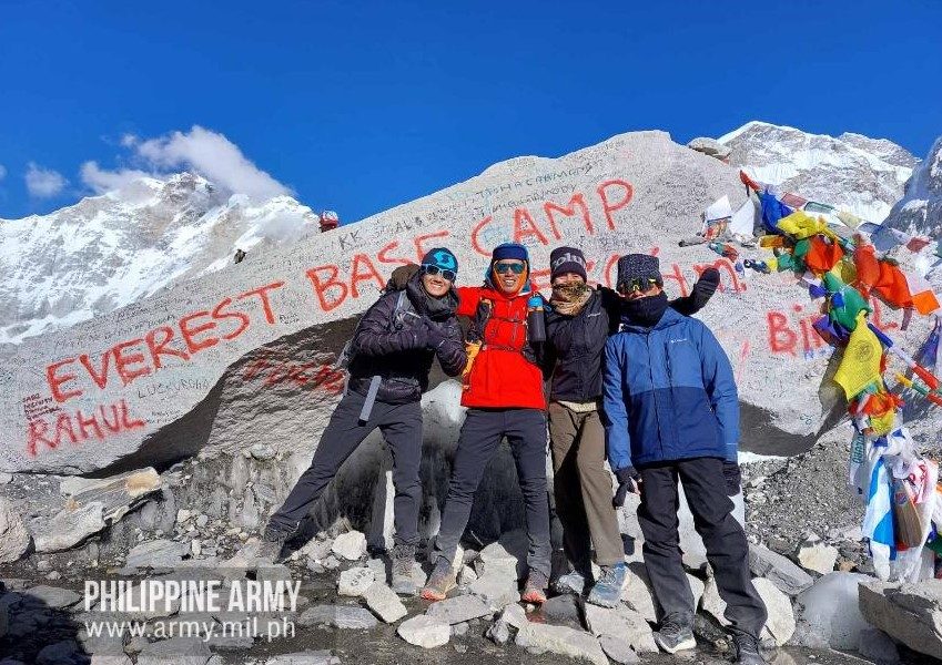 A Philippine Army (PA) athlete won the championship in the Altitude Obstacle Course Races World Championships held at the Mount Everest Basecamp in Nepal from November 8 to 22.
