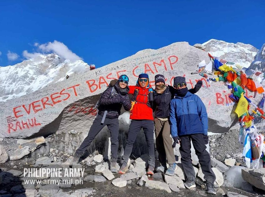 A Philippine Army (PA) athlete won the championship in the Altitude Obstacle Course Races World Championships held at the Mount Everest Basecamp in Nepal from November 8 to 22.