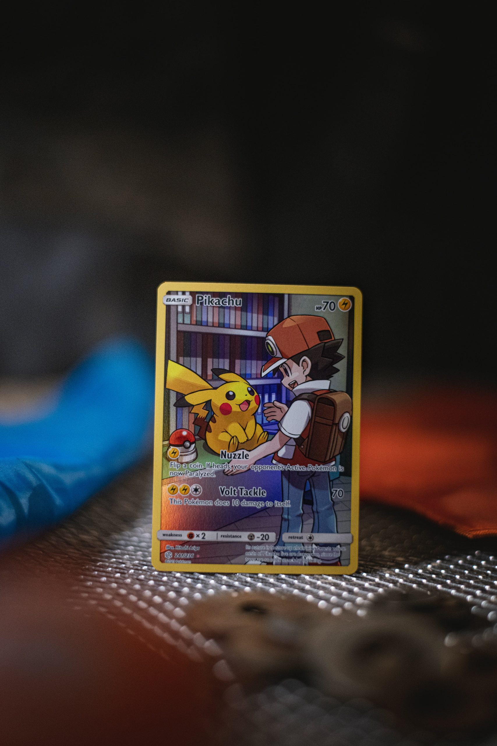 Ash Ketchum and Pikachu card