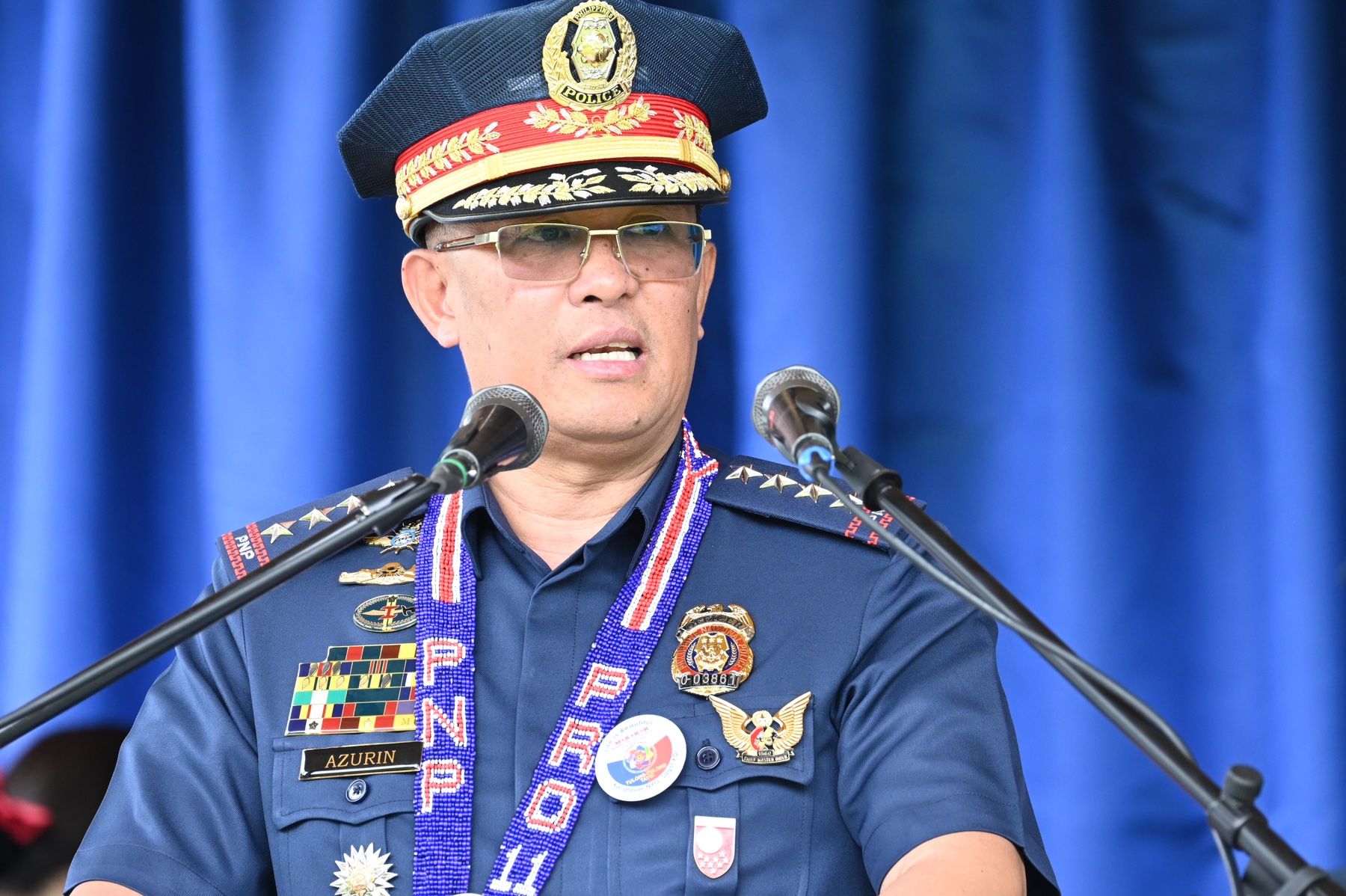 PNP Chief, Police General Rodolfo S Azurin Jr