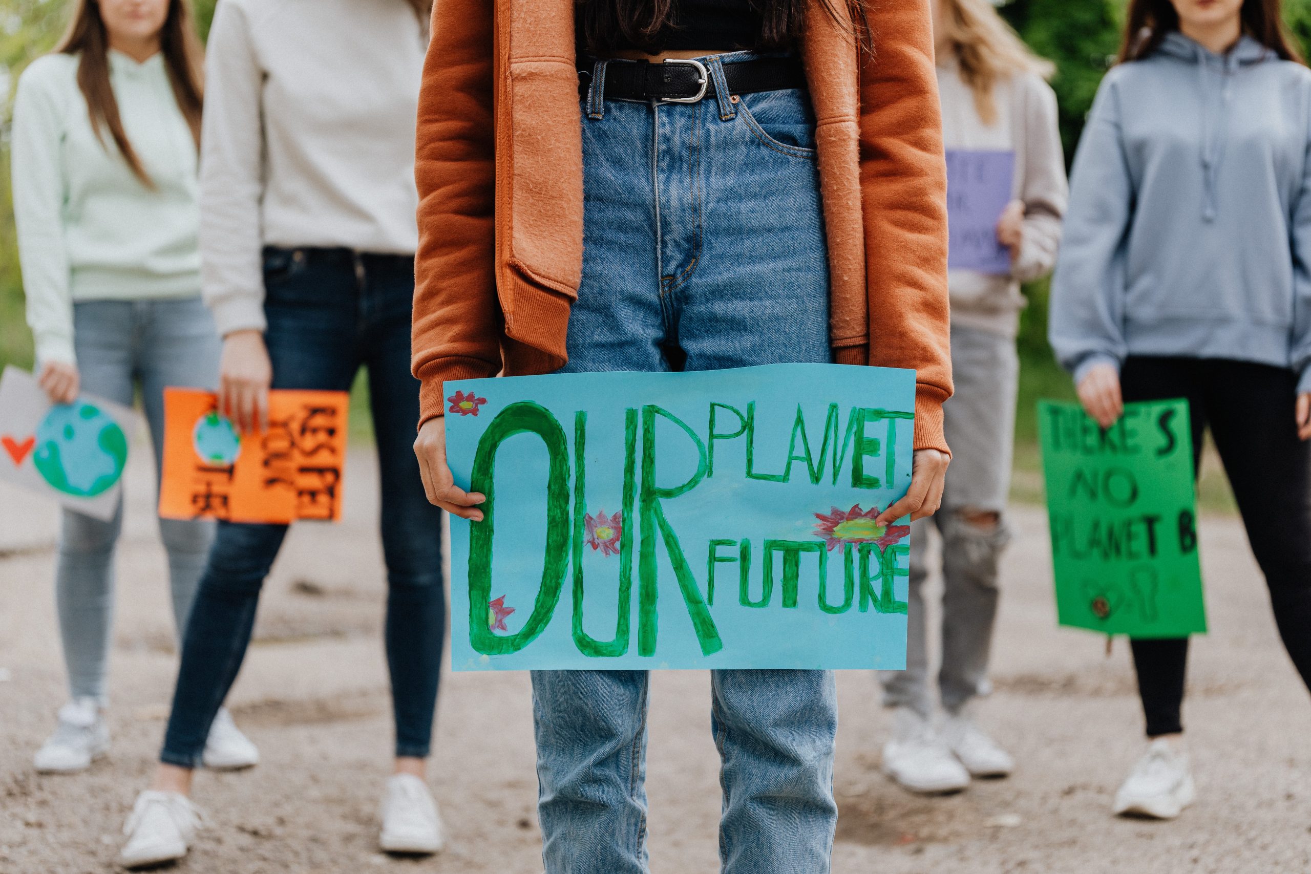 People holding Placards