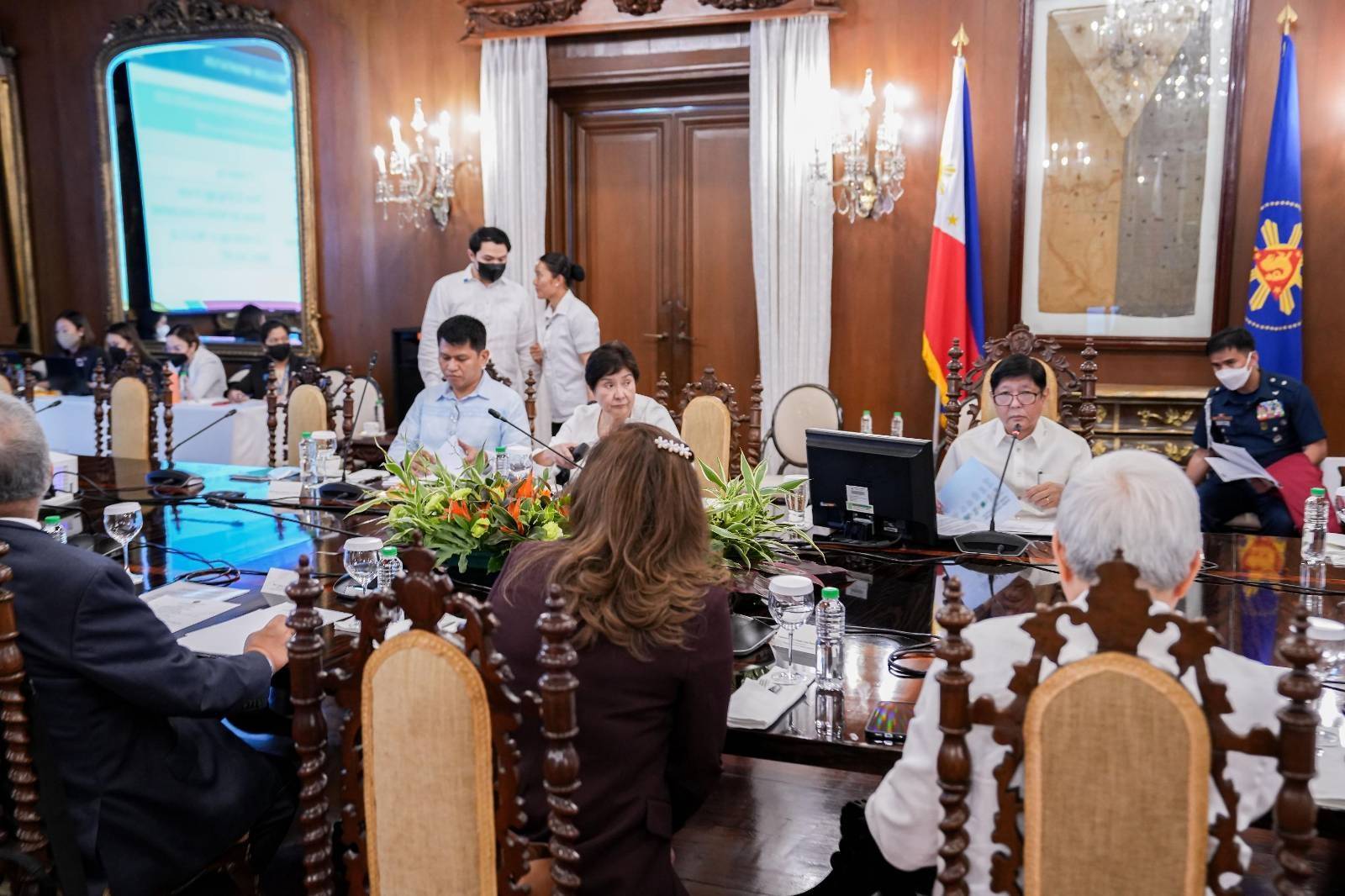 President Ferdinand R. Marcos Jr met with officials of the Department of Agriculture, Department of Trade and Industry, and Philippine Trade and Investment Center